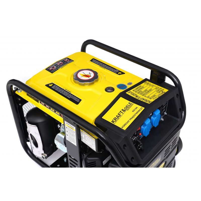 KRAFT&DELE KD194 ELEKTROCENTRÁLA GENERÁTOR PROUDU 4,8kW JEDNOFÁZOVÝ