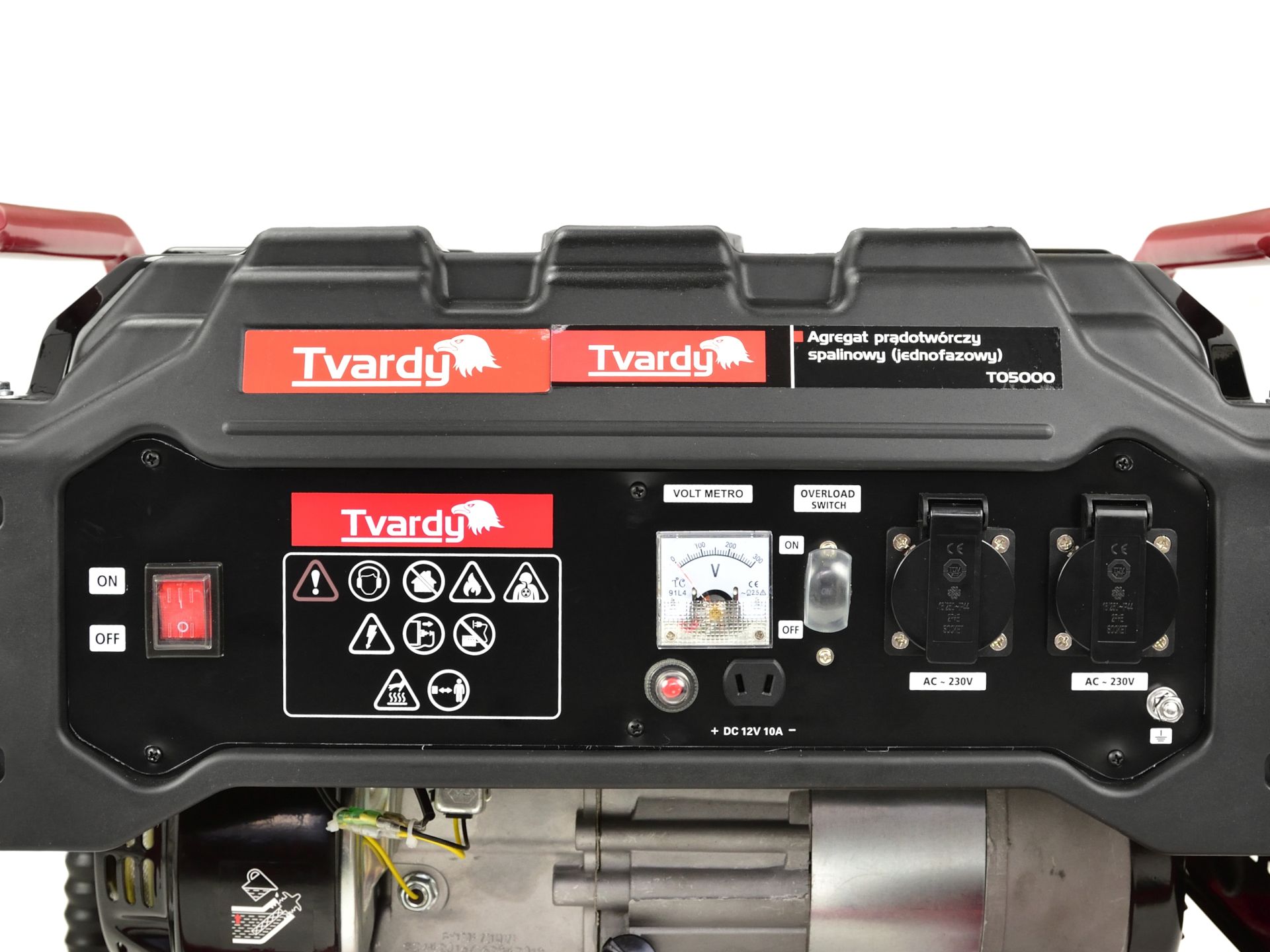 Tvardy T05000 ELEKTROCENTRÁLA GENERÁTOR PROUDU 5HP 2200W 230V