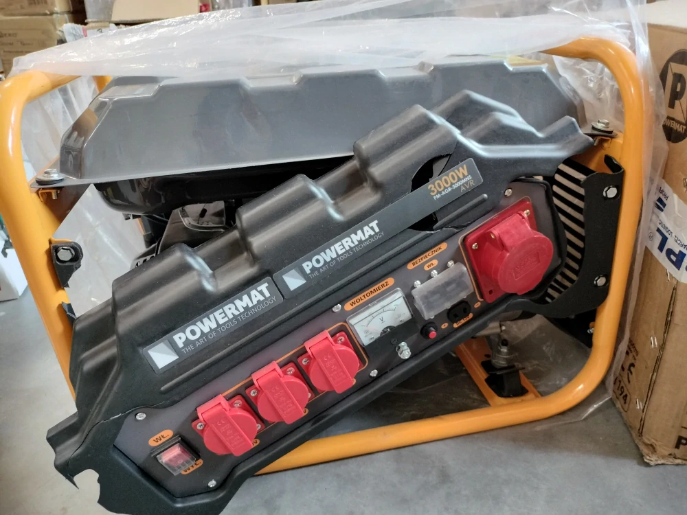 POWERMAT PM-AGR-3000MNS ELEKTROCENTRÁLA, GENERÁTOR PROUDU 7HP 230V/400V 3000W A241