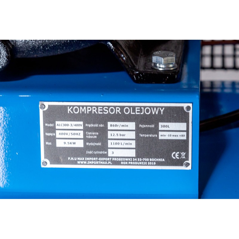 AL-FA ALC-200-3 OLEJOVÝ KOMPRESOR 200L 3 pístový 5,2kW 400V