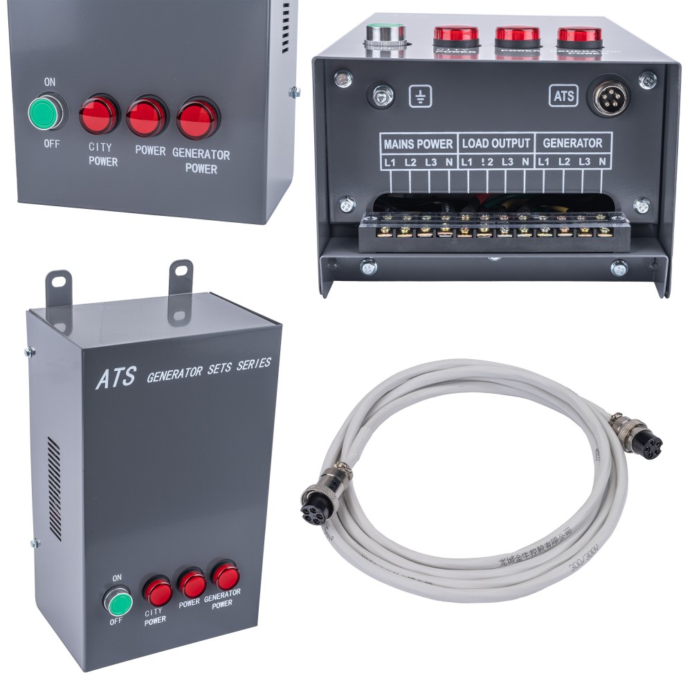 POWERMAT PM-AGR-18000MD DIESELOVÝ GENERÁTOR / Elektrocentrála 18KW 30HP 230V 400V AVR
