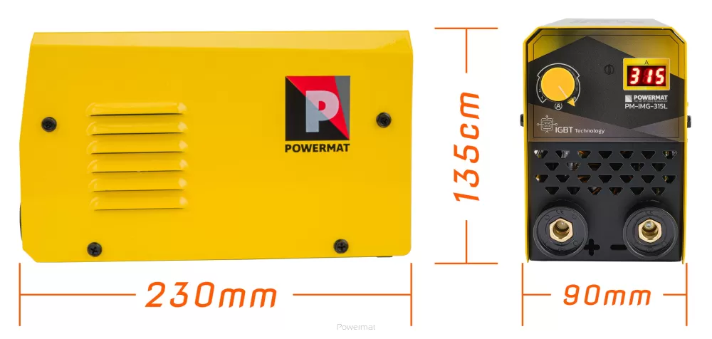 POWERMAT PM-IMG-315L Invertorová svářečka LCD MMA 315A IGBT