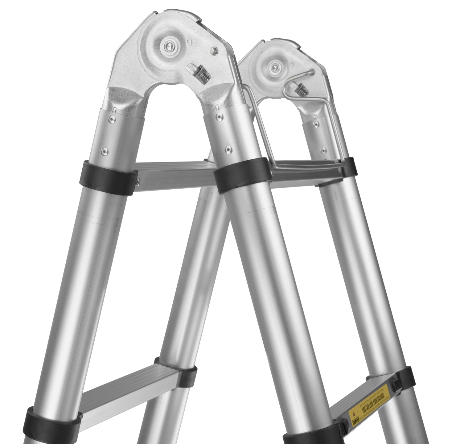 GEKO G02449 Multifunkční teleskopický žebřík 5m, 150kg, hliníkový