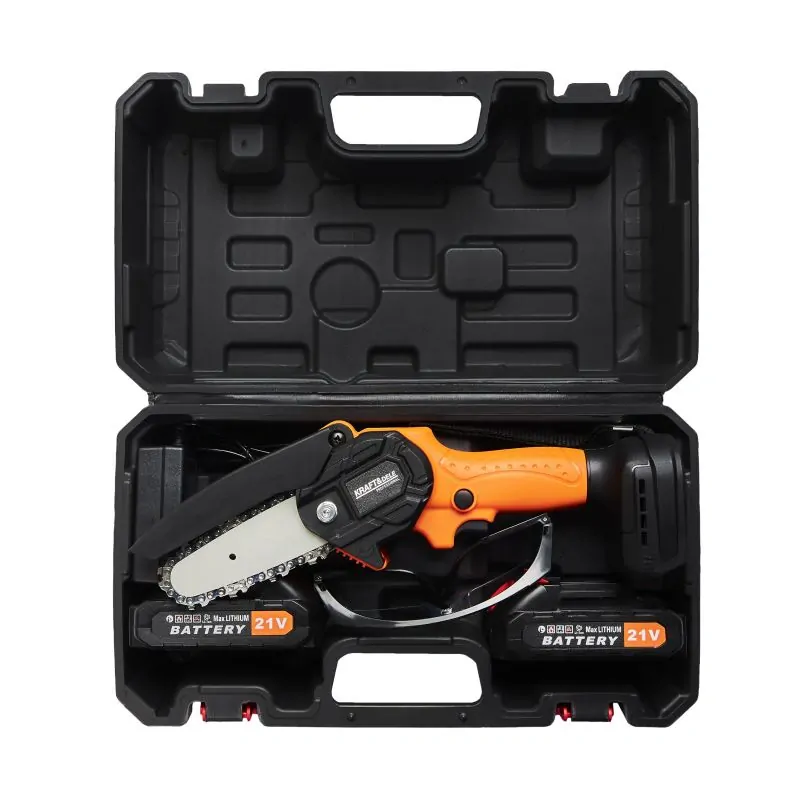 KRAFT&DELE KD10627 AKU ŘETĚZOVÁ PILA NA DŘEVO 2 BATERIE 21V 1500mAh