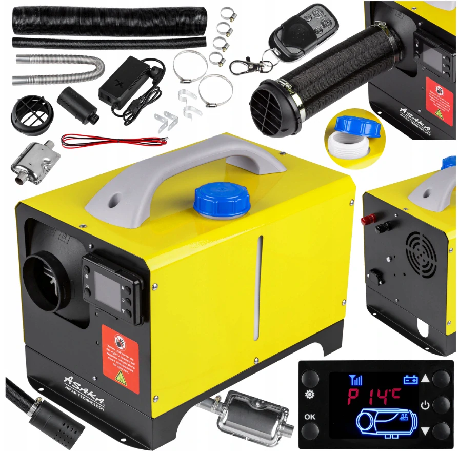 LEX LXOH12KW Ohřívač vzduchu topidlo do auta 12kW 230V 12V