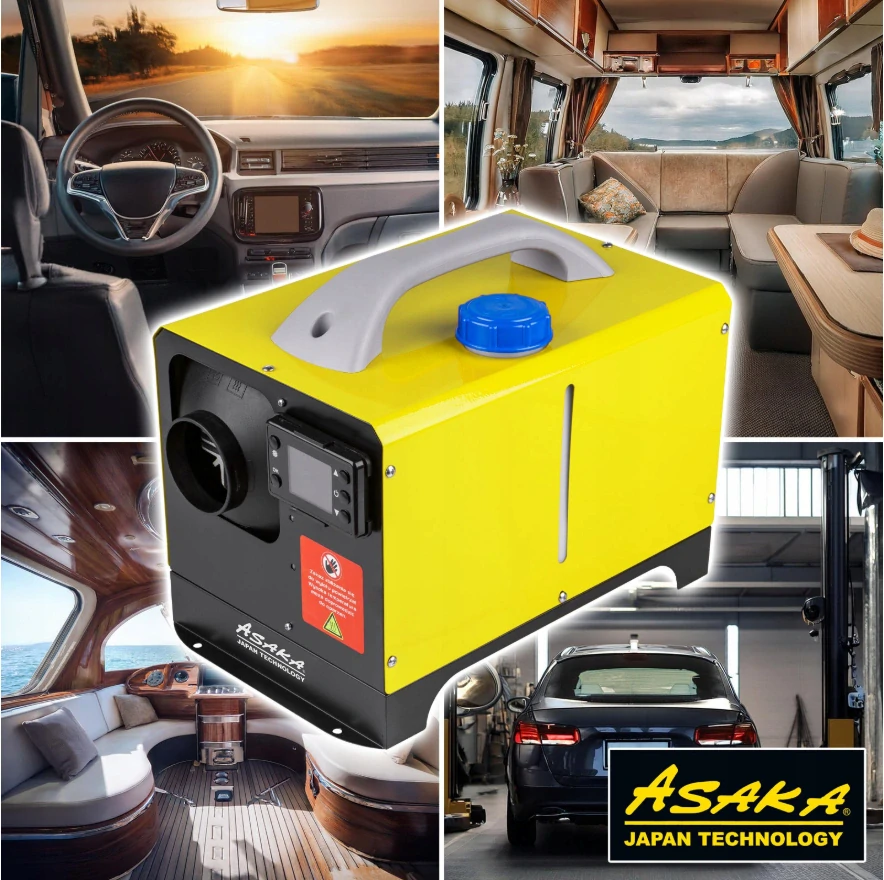 ASAKA ASOH12KW Ohřívač vzduchu topidlo do auta 12kW 230V 12V