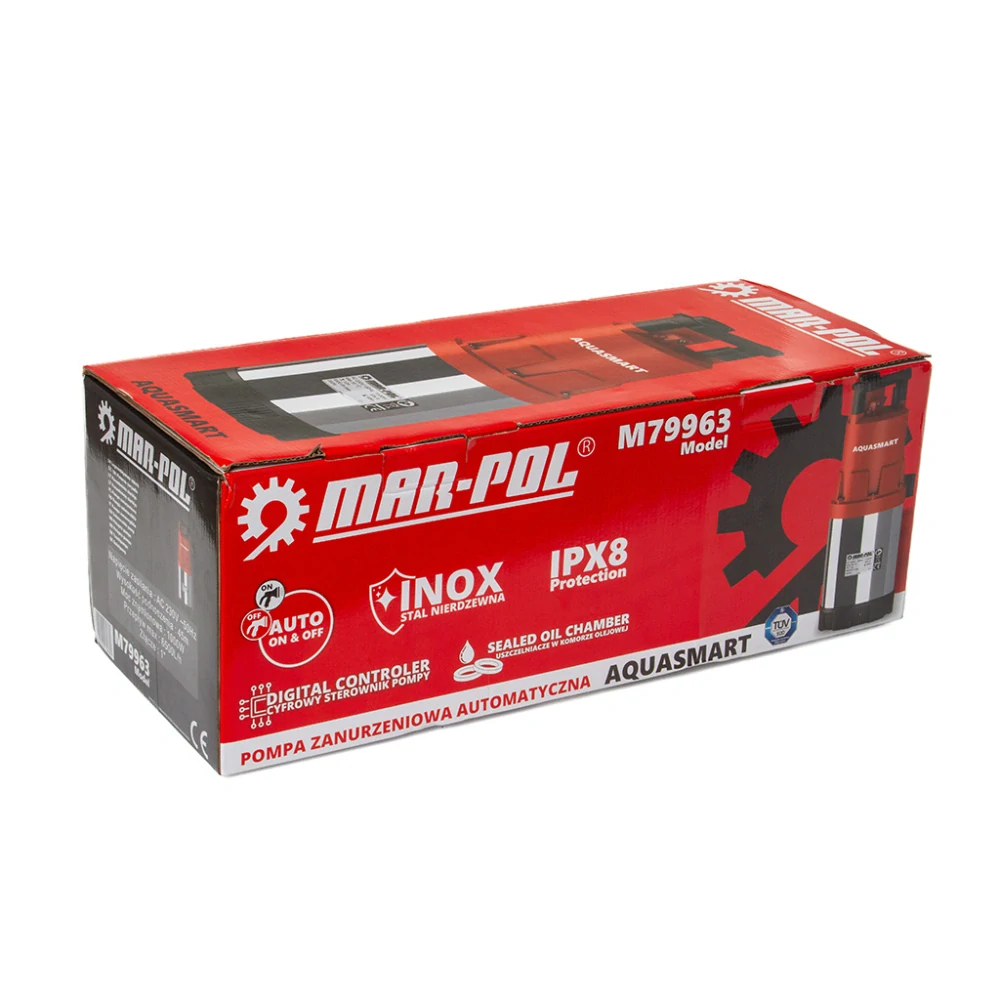 MAR-POL M79963 Ponorné čerpadlo pro zavlažování dešťovou vodou zaleváni AQUASMART