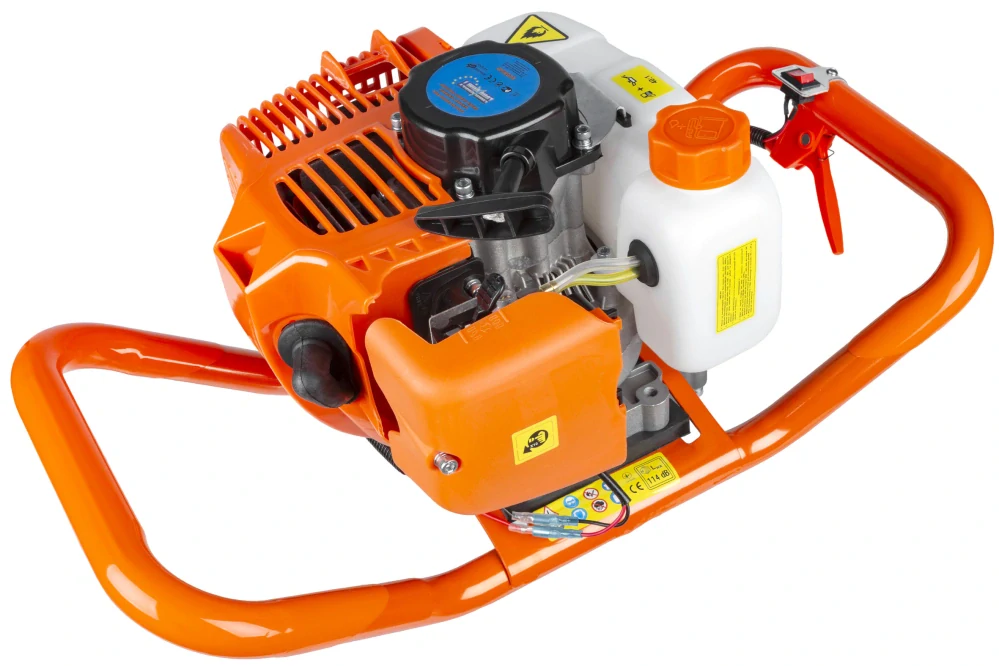 MAX ECGD540 MOTOROVÝ ZEMNÍ PŮDNÍ VRTÁK VRTÁNÍ DO ZEMĚ 3 vrtáky 100-200mm