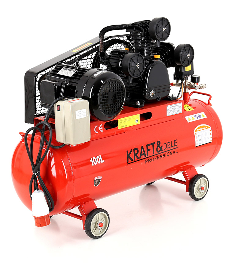 KRAFT&DELE KD405 Kompresor olejový 100L 3 písty 4,1kW 5,6HP 400V