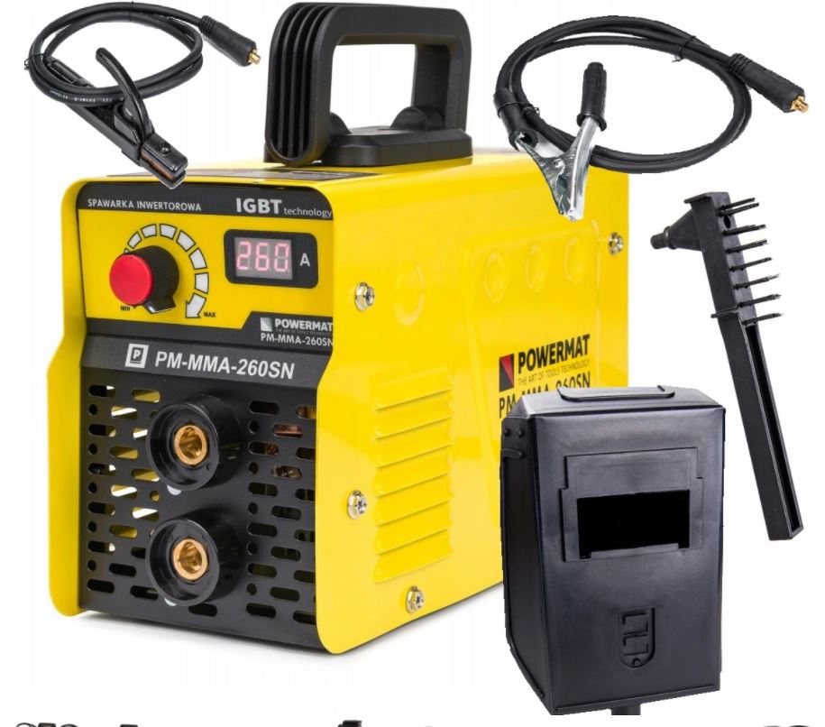 Powermat PM-MMA-260SN + SADA Invertorová svářečka 260A IGBT