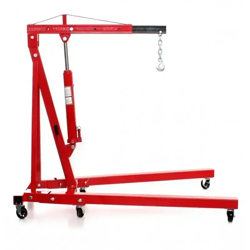 KRAFT&DELE KD320 2000kg Dílenský hydraulický jeřáb, zvedák, kladkostroj 2T