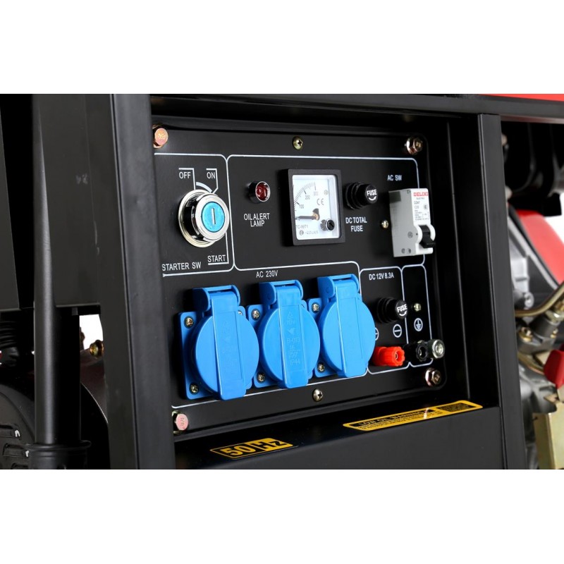 KRAFT&DELE KD122 Elektrocentrála Generátor proudu 6500W DIESEL 12/230V AVR