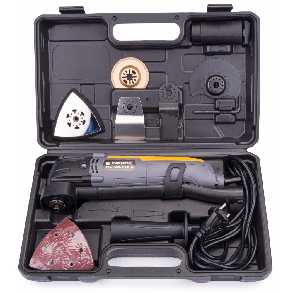 Powermat PM-ENW-1300-A 1300W MULTIFUNKČNÍ / ELEKTRICKÁ BRUSKA + PŘÍSLUŠENSTVÍ 
