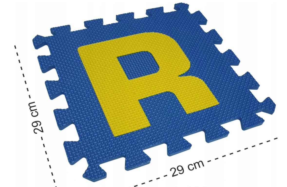 SZPILA VELKÉ PĚNOVÉ PUZZLE 36ks 29x29cm koberec podložka na zem interaktivní