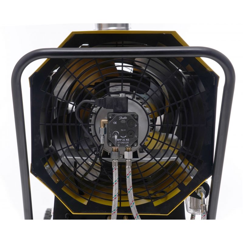 KRAFT&DELE KD11717 Naftový ohřívač Topidlo s komínem 65kW digitální termostat