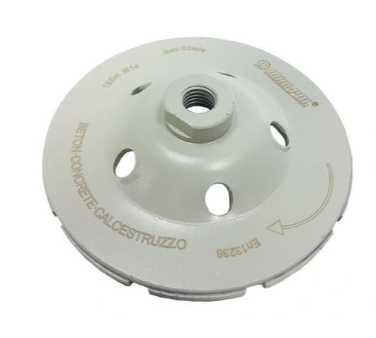 Mar-pol M04100 Protiprachový kryt + diamantový kotouč na beton 125mm M14