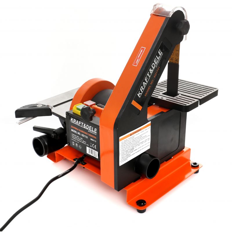 KRAFT&DELE KD1731 Elektrická stolní bruska pásová kotoučová broušení 230V 550W