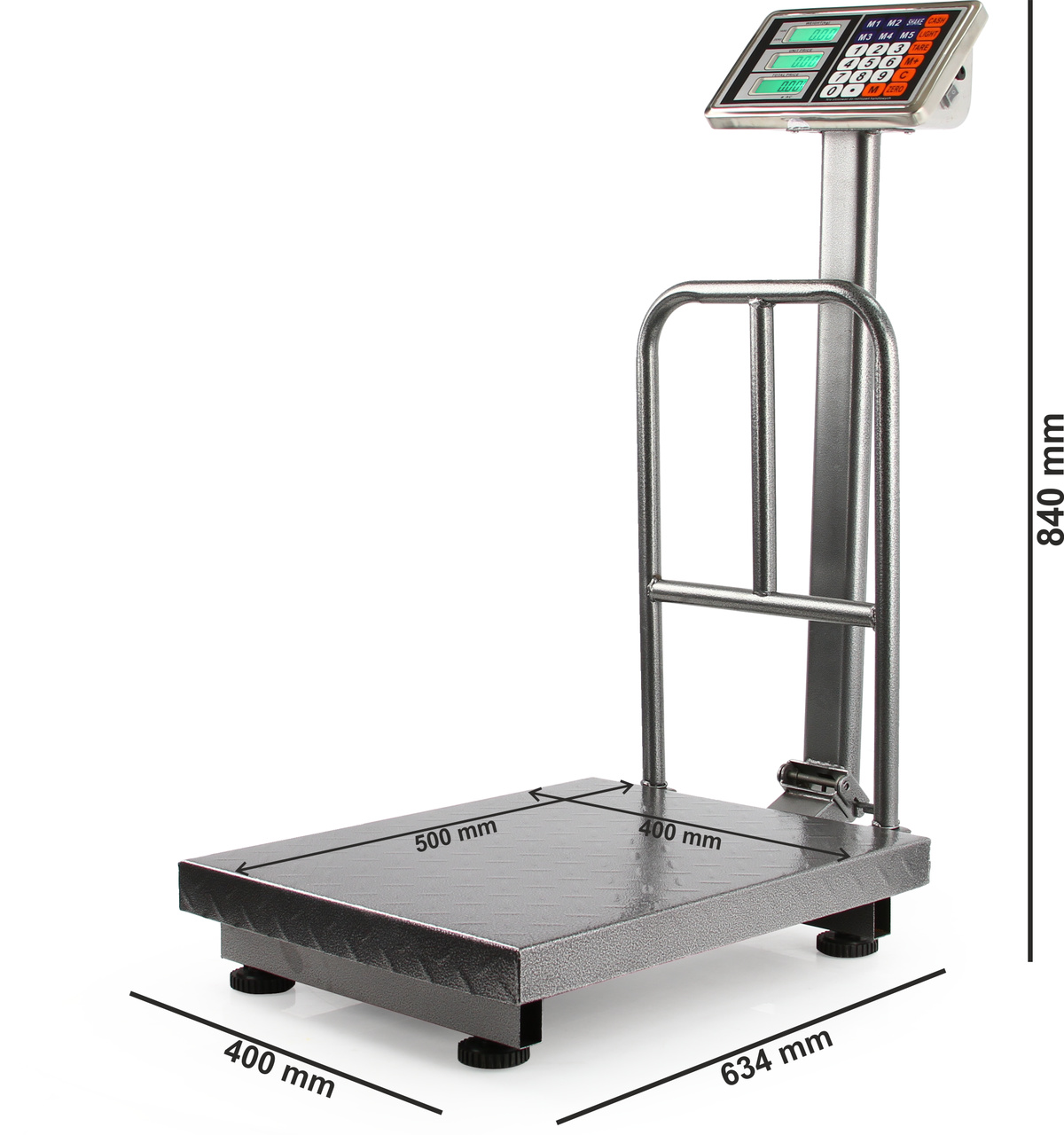 Marpol M90166 Elektronická skladová váha, digitální LCD 300kg 63x84cm