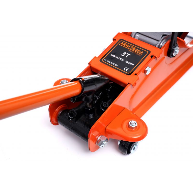 KRAFT&DELE KD1307 POJÍZDNÝ NÍZKOPROFILOVÝ HYDRAULICKÝ ZVEDÁK 3t pod auto