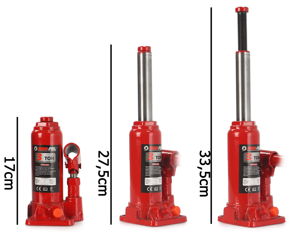 MARPOL M80320 Hydraulický pákový zvedák sloupový 3T