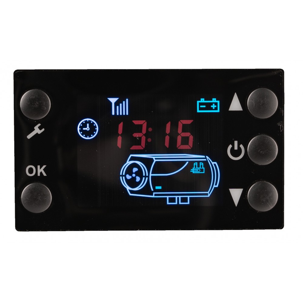 POWERMAT PM-AG-8M1 Naftový ohřívač vzduchu topidlo 8kW 12V 10L Webasto