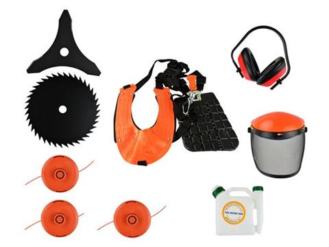 GEKO G81061 3000W Motorový benzínový křovinořez vyžínač 49,7cm3 příslušenství