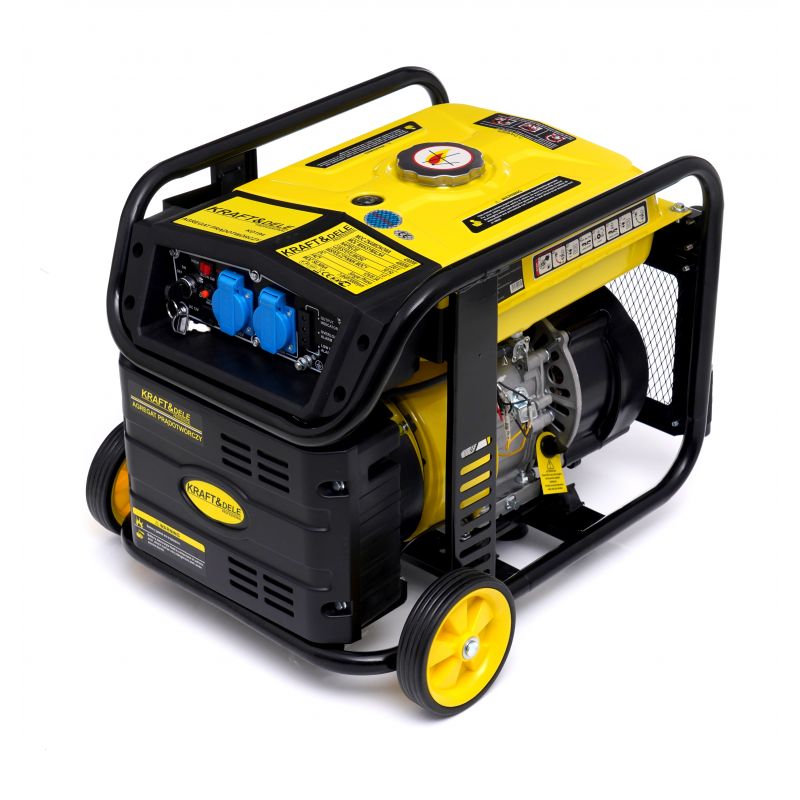 KRAFT&DELE KD194 ELEKTROCENTRÁLA GENERÁTOR PROUDU 4,8kW JEDNOFÁZOVÝ