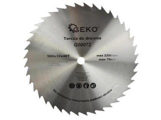 GEKO G00072 Pilový kotouč na dřevo 500mm 32mm 40T 