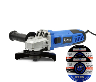GEKO G80805 Úhlová bruska elektrická 2000W 125mm pro broušení + 2 kotouče