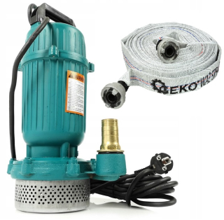 MAR-POL M79910 550W Čerpadlo ponorné na vodu QDX1.5-16-0.37 + požární hadice 30m 1"