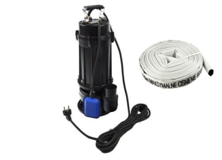 GEKO G81425 750W Ponorné kalové čerpadlo s drtičem a plovákem WQCD