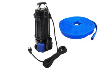 GEKO G81425 750W Ponorné kalové čerpadlo s drtičem a plovákem WQCD