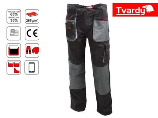 GEKO T01013 Pracovní kalhoty TVARDY pánské VELIKOST LD (54)