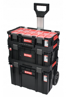 Irma QB210 Pojízdný box organizér na nářadí SET 3v1 QBRICK