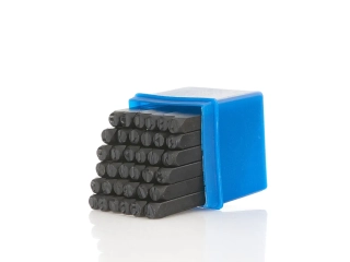 GEKO G01816 Raznice razítko 6mm 36ks číslice písmena razidla na kov, plech