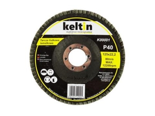 GEKO K00001 Brusný lamelový kotouč 125mm P40 na kov, beton, dřevo SADA 10ks