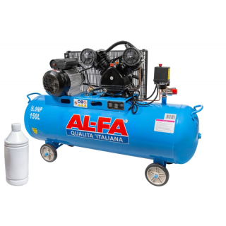 AL-FA ALC-150-2 4,3kW Olejový kompresor 150L 400V 2-Písty