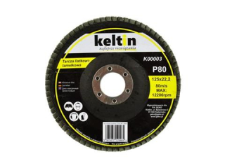 GEKO K00003 Brusný lamelový kotouč 125mm P80 na kov beton dřevo sada 10ks
