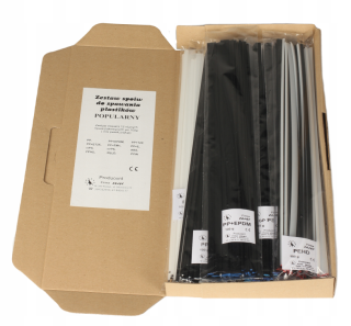 MIX1200 1200G Plastové profily tyčinky pro svařování plastů pojivo 12 druhů PP ABS populárne