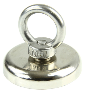 MAR-POL M66865 Neodymový magnet s očkovým šroubem 37x42mm 50kg