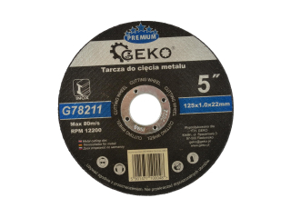 GEKO G78211 Řezný kotouč na kov 125x1,0mm Premium Inox 10ks