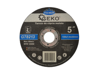 GEKO G78213 Kotouč řezný na kov 125x1,6mm Premium Inox 10ks