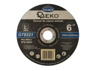 GEKO G78221 Kotouč řezný na kov 150x1.6mm premium inox 5ks