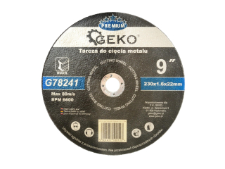 GEKO G78241 Řezný kotouč na kov 230mm x 1,6mm Premium Inox 5ks
