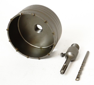 Silver S0561 Korunkový vrták do zdi betonu 125mm SDS+ SDS Plus vykružovák