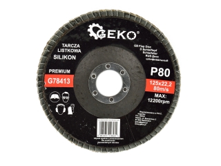 GEKO G78413 Brusný lamelový kotouč 10ks na brusku 125mm P80 PREMIUM