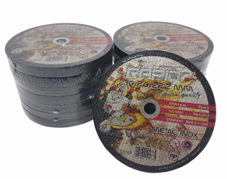 MAR-POL M08256 Kotouč na kov, plech, železo 230mm 2,0x22,2mm sada 10ks RAPID