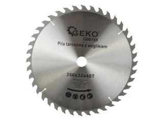 GEKO G00155 Pilový karbidový kotouč na dřevo 350mm 32mm 40T