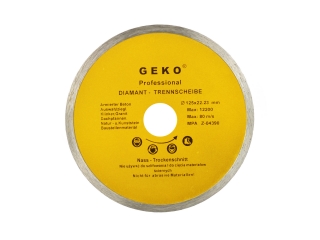 GEKO G00241 Diamantový kotouč na beton pro broušení na brusku 125x22,2x8mm