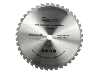 GEKO G00165 Pilový kotouč na dřevo 450mm 32mm 40T